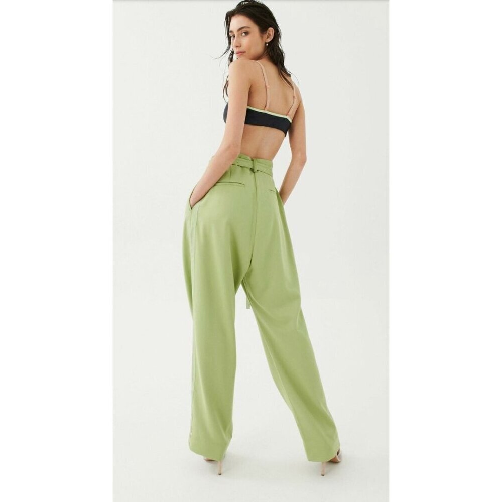 NWT P.E Nation Jump Pass Trouser Pant Green Tarra… - image 12